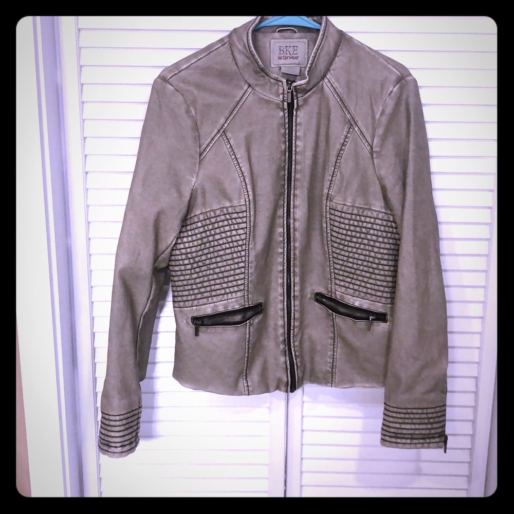 BKE faux leather jacket